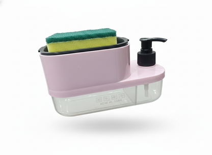 2-in-1 Kitchen Soap Dispenser and Sponge Holder Caddy